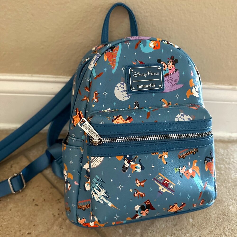 2020 Disney Parks Park Life & Attractions Icons Loungefly Mini Backpack